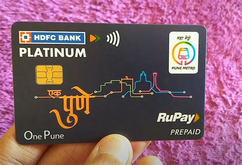 pune metro smart card|hdfc bank pune metro card.